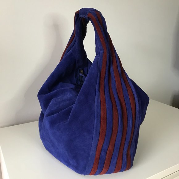 Alberta DiCanio Blue Leather Handbag - Picture 4 of 8